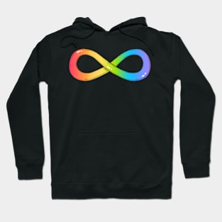 Rainbow Infinity Symbol For Autism Hoodie